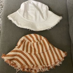 2 bucket hats for the price of 1